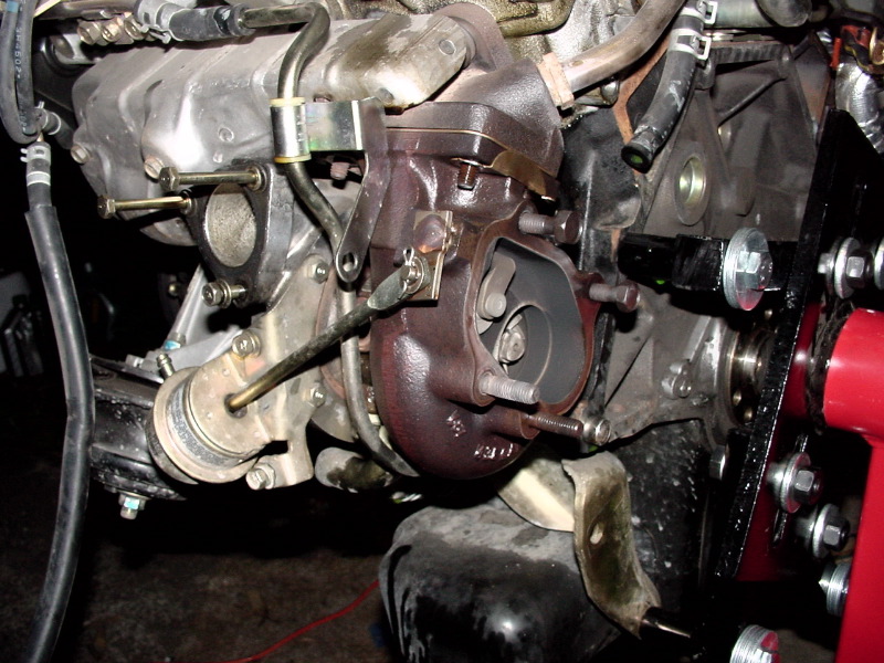 Driver side turbo